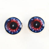 Blue and Red Fantasy Sew on Eyes