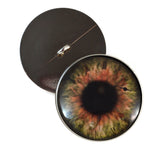 Brown Clockface steampunk sew on glass eyes