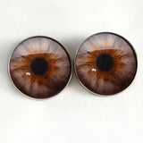 Brown and gray hazel sew on eyes
