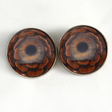 Brown Pinecone PNW sew on glass eyes