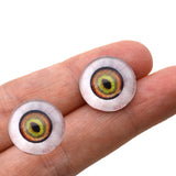 16mm Changeling Cat-Human Monster Glass Eyes