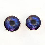 Colorful Galaxy Sew-on glass eyes