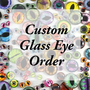 RESERVED 2 Pairs Custom Fish Eyes 12mm and 10mm