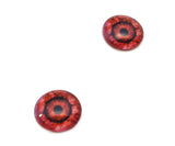 16mm Dark Bloody Zombie Glass Eyes