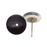 Dark brown bat glass eyes on wire pin posts