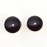 Dark brown bat inspired sew on glass eyes