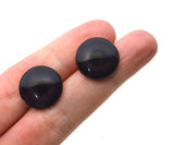 16mm Dark Shiny Seal Glass Eyes