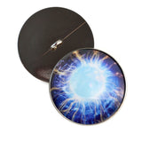 Dazzling Oracle blue sew on glass eyes