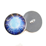 Dazzling Oracle blue sew on glass eyes
