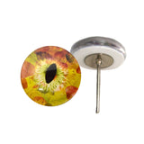 Fall leaves dragon eye on wire pin posts