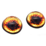High Domed Fire Phoenix Glass Eyes