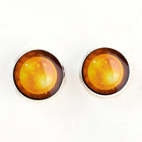 Golden yellow fortune teller sew on glass eyes