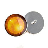 Golden yellow fortune teller sew on glass eyes
