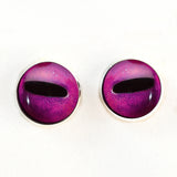 Fuchsia and magenta octopus sew on glass eyes
