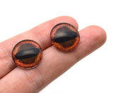 16mm Brown Giraffe Glass Eyes