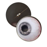 Gray side glance sew on glass eyes