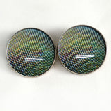 Green polish fly insect sew on glass eyes