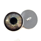 Green sea monster sew on glass eyes