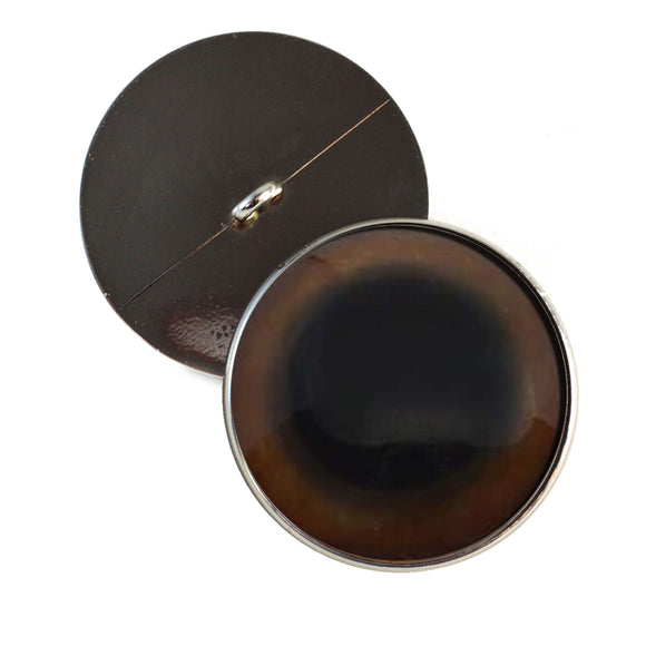 Brown grizzly bear sew on glass eyes