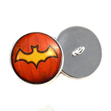 Yellow bat and pumpkin sew on glass eyes