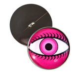 Hot Pink Evil Eye sew on glass eyes