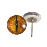 Golden Dragon Glass eye on wire pin post