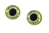Light Green Parrot Glass Eyes