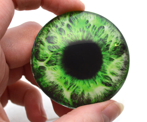 Intense Green Human Glass Eyes