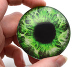 Intense Green Human Glass Eyes
