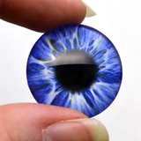 Intense Ice Blue Glass Eye