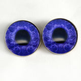 Dark Blue jewel toned sew on glass eyes