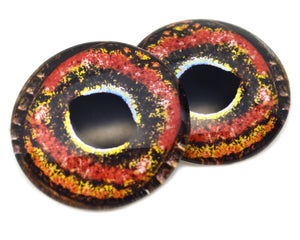 Komodo Dragon Reptile Glass Eyes