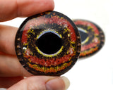 40mm Komodo Dragon Reptile Glass Eyes