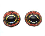 High Domed Komodo Dragon Glass Creature Eyes