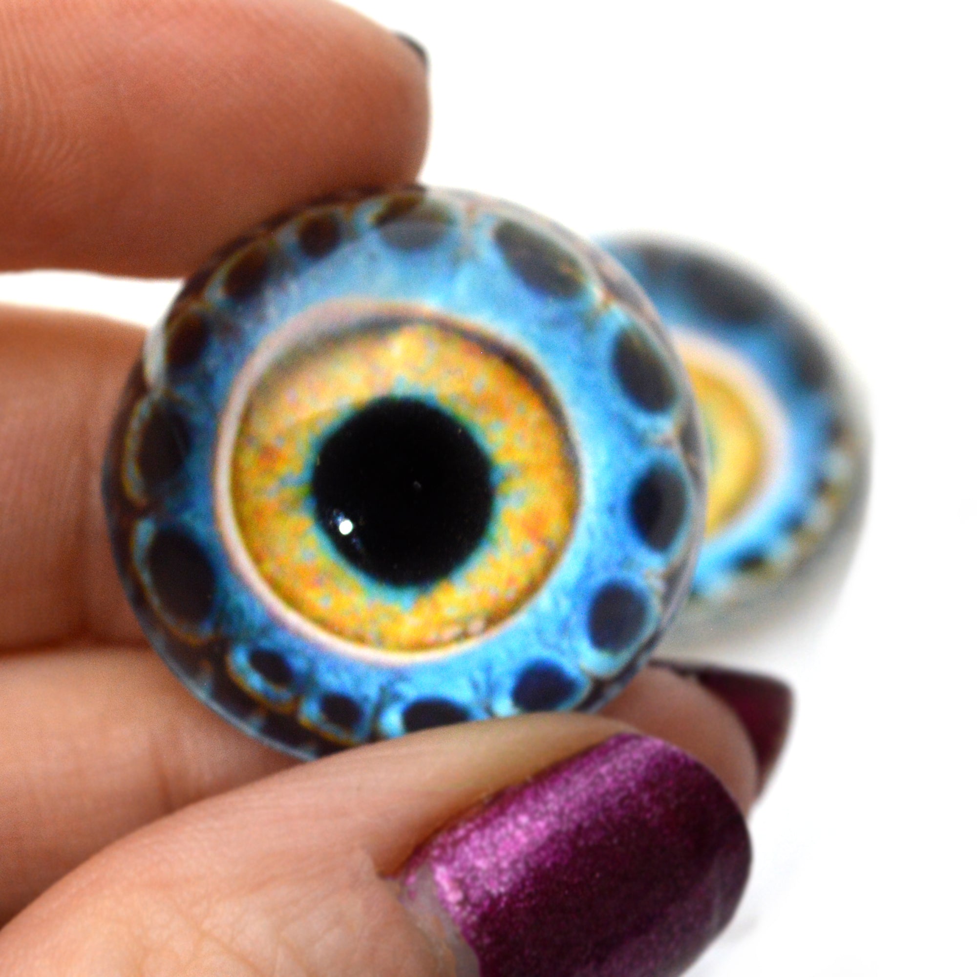 High Domed Kraken Glass Eyes – Handmade Glass Eyes