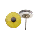 Lemon slice inspired glass eyes on wire pin posts
