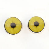 lemon slice inspired sew on glass eyes