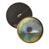 Blue and Green Leopard Sew on Glass Eyes