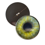 Light Green human inspired sew on glass eyes