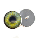 Light Green human inspired sew on glass eyes