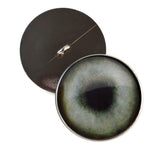 Light Green Weimaraner Dog Inspired Sew-On Button Glass Eyes