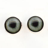 Light Green Weimaraner Dog Inspired Sew-On Button Glass Eyes