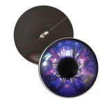 Magical purple octopus sew on glass eyes