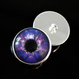 Magical purple octopus sew on glass eyes