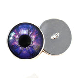 Magical purple octopus sew on glass eyes