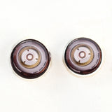 10mm - 30mm Mechanical Robot Droid Flatback Glass Cabochon Button Eyes Sew On with Loops