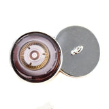 10mm - 30mm Mechanical Robot Droid Flatback Glass Cabochon Button Eyes Sew On with Loops