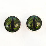 Green Snake Medusa sew on glass eyes