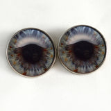 Misty Gray Human sew on glass eyes
