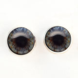 Misty Gray Human sew on glass eyes